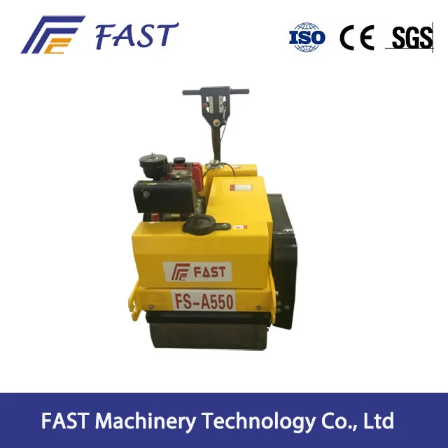 Double drum compactor mini road roller compactor machine