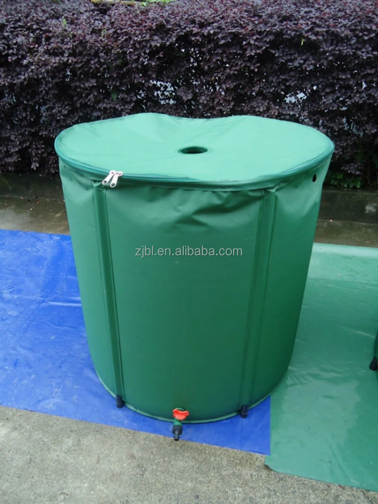 Baolong Folding plastic rain barrel rain collector garden tool collapsible water tank manufacturer 100litter RC470