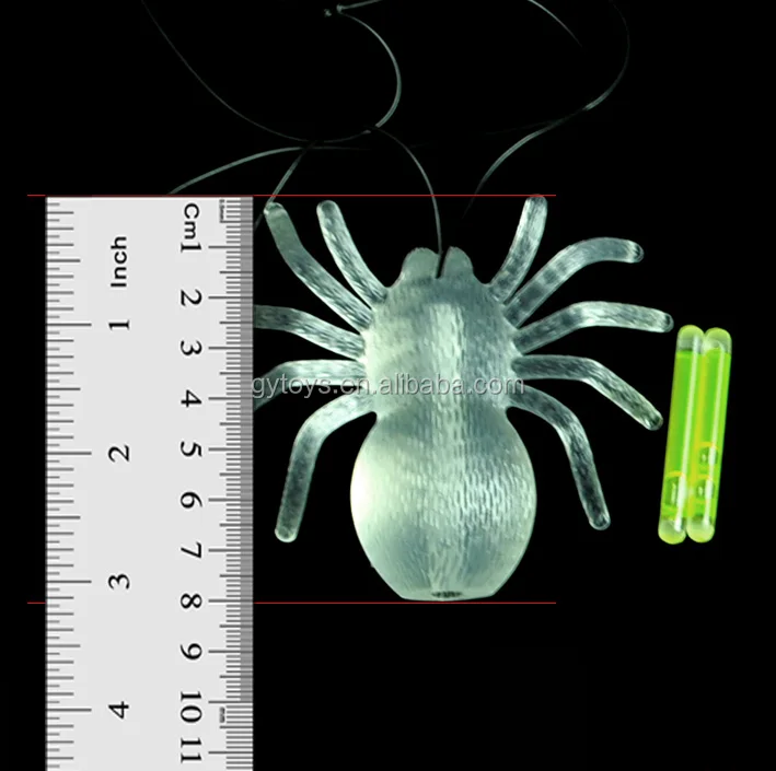 Hot Sale Halloween Supplies Scary Spider Glow Stick Animal Toy