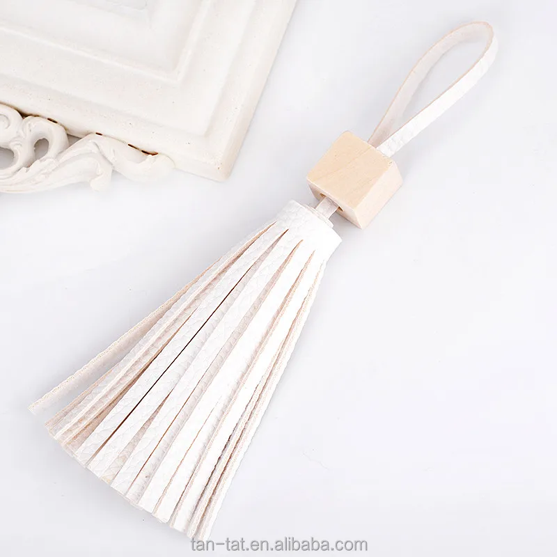 Genuine Leather Garment Bag Tassel Decoration