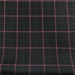 Wholesale Rayon 20% Polyester 80% TR material bule navy checked pattern thin cloth suiting mens suit pant trouser blazer fabric