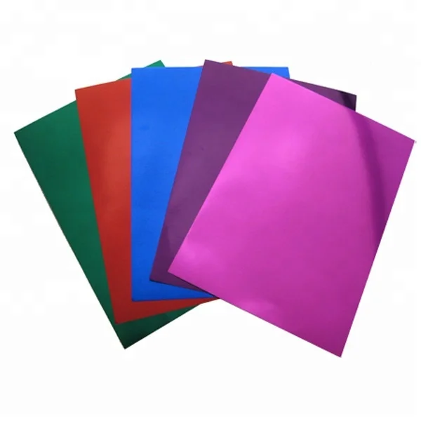 
Color holographic paper metallic paper cardboard in rolls 