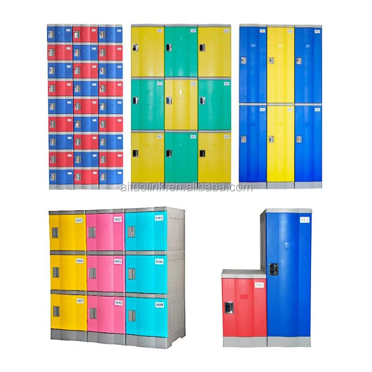 ABS plastic employee locker / assembled easily /low cost locker staff locker