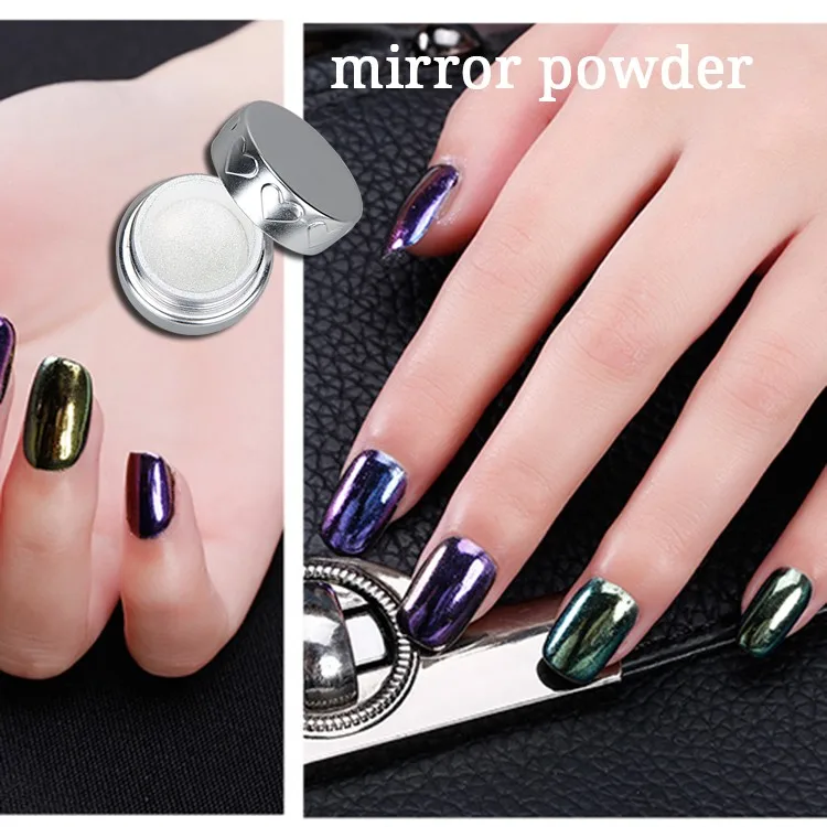 Acrylic paint sets of mirror nail chrome powder nail supplies professionals
