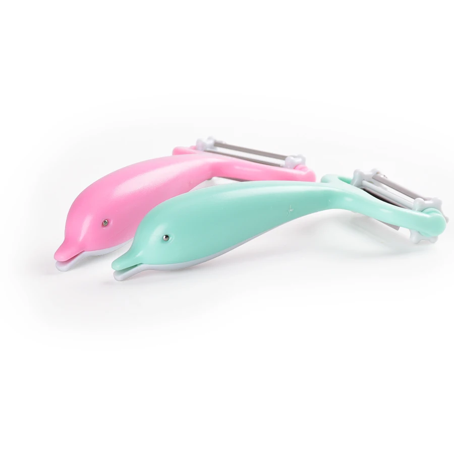 
Walmart best selling dolphin shape potato slicer rotary 3 in 1 peeler 
