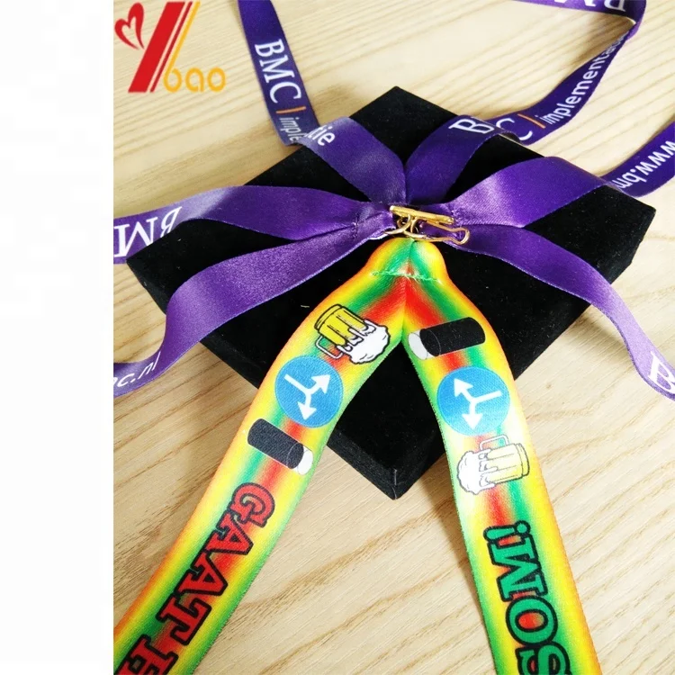 
wholesale custom solid green lanyard with buckle print satin ribbon colorful neck lanyard for card holder cell phone lanyard 