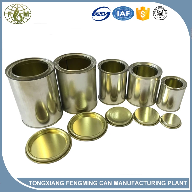 100 мл-5 л, пустая металлическая краска, жестяная банка от производителя