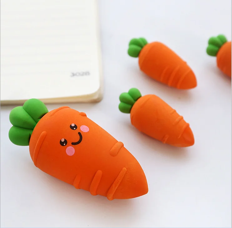 Ластик с изображением моркови