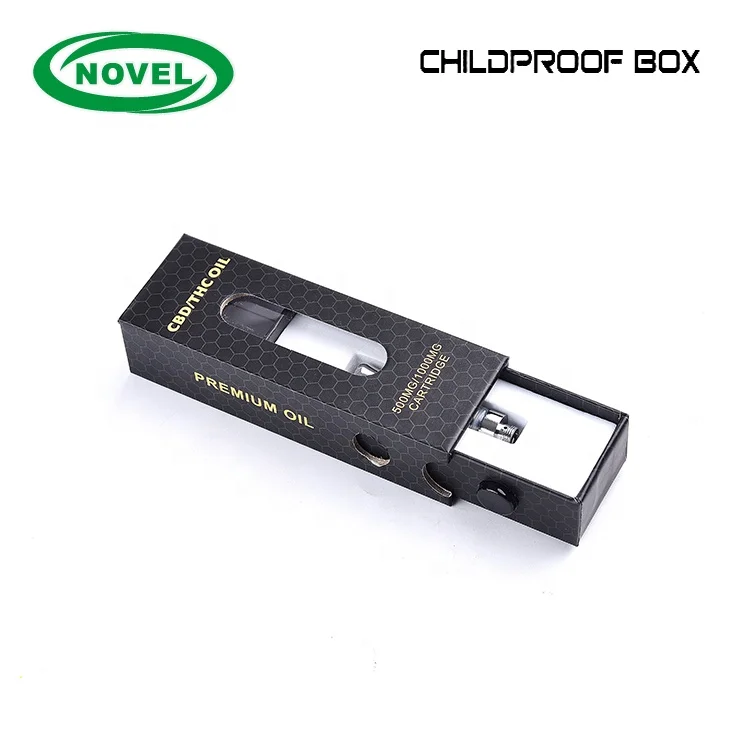 0,5 мл 1 мл детская устойчивая коробка для масляных ручек cbd, картридж для вейпа