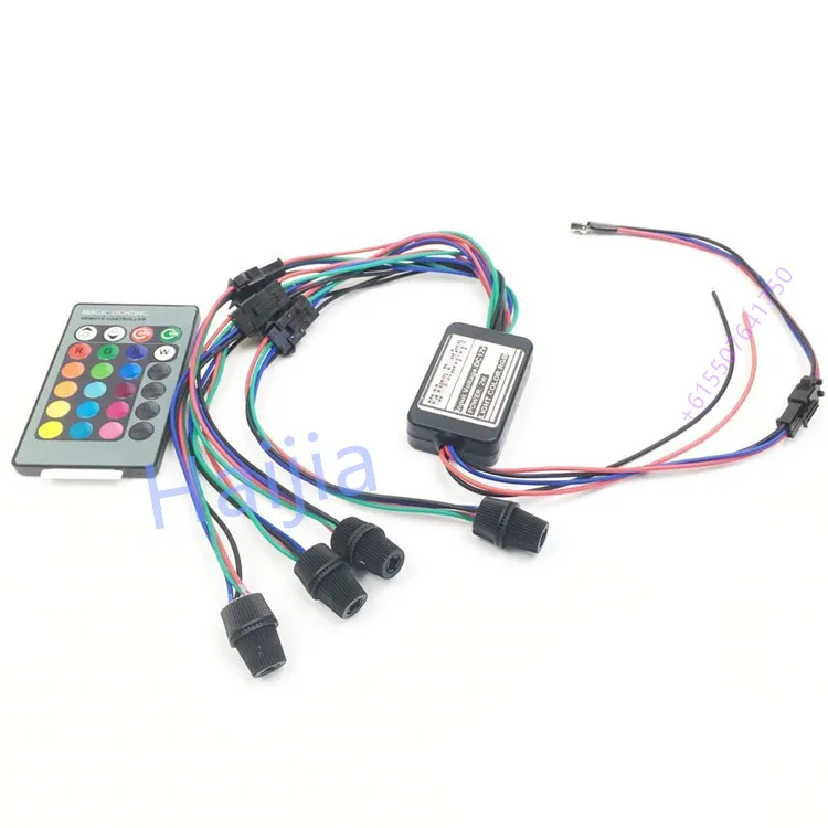 New design and new function plastic 12V 1 tow 4 fiber optic light generator