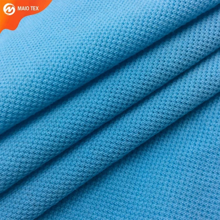 
combed single jersey knit pk tc pique fabric for sportswear and sweaters 