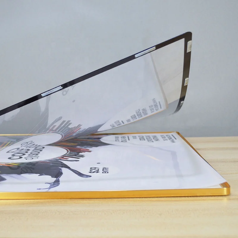 Edging a0 picture frames magnetic poster frame aluminum poster frame