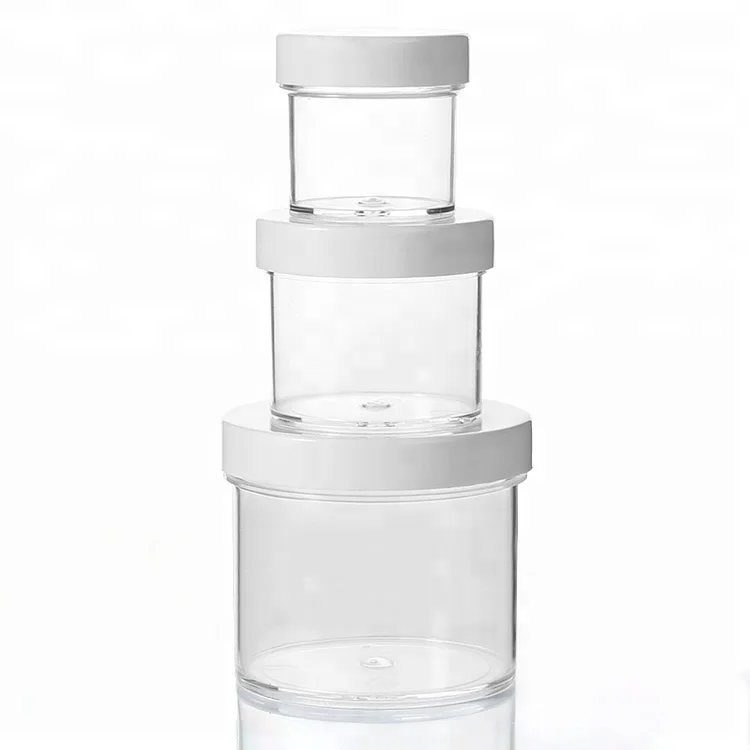 High quality Slime Jars 2oz Clear Containers For All Your Glue Putty Making Storage Slime Jars tree storage jar christmas