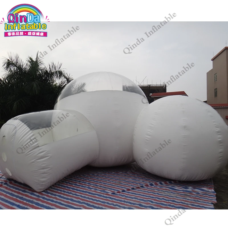 
Popular New Multifunctional Transparent Marquee for Snow Camping Inflatable Snow Dome Tent Clear Inflatable Bubble Tent for Sale 