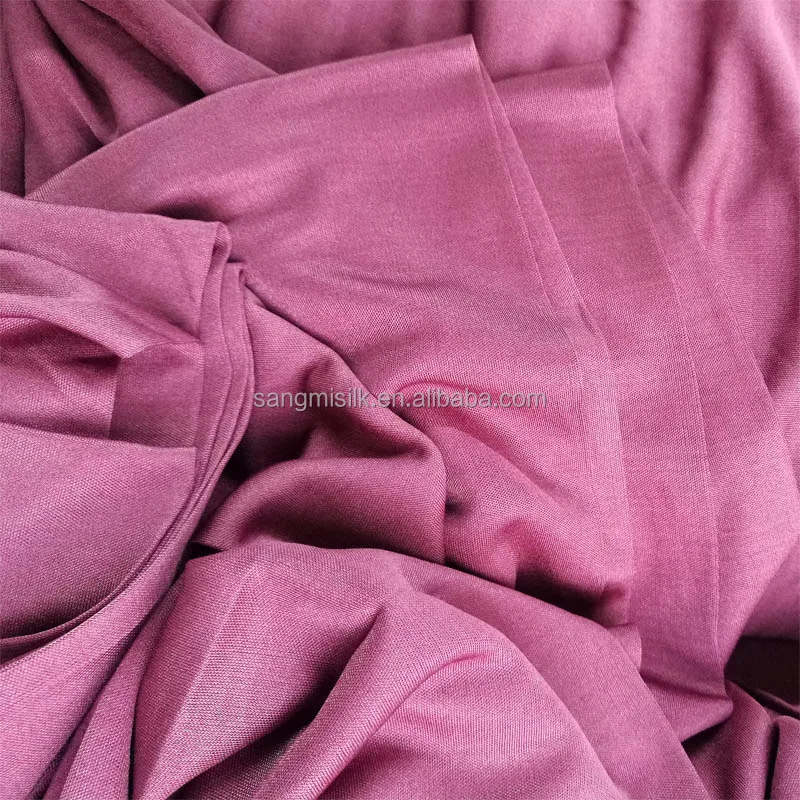 dyed knitted silk fabrics 100% silk professional knitted silk fabrics manufacturer in China