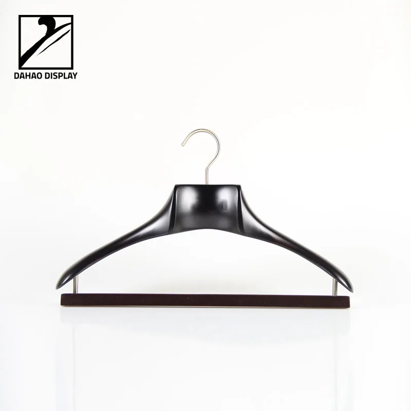 
Роскошная брендовая деревянная вешалка для костюмов с логотипом, деревянные вешалки для мужской одежды 