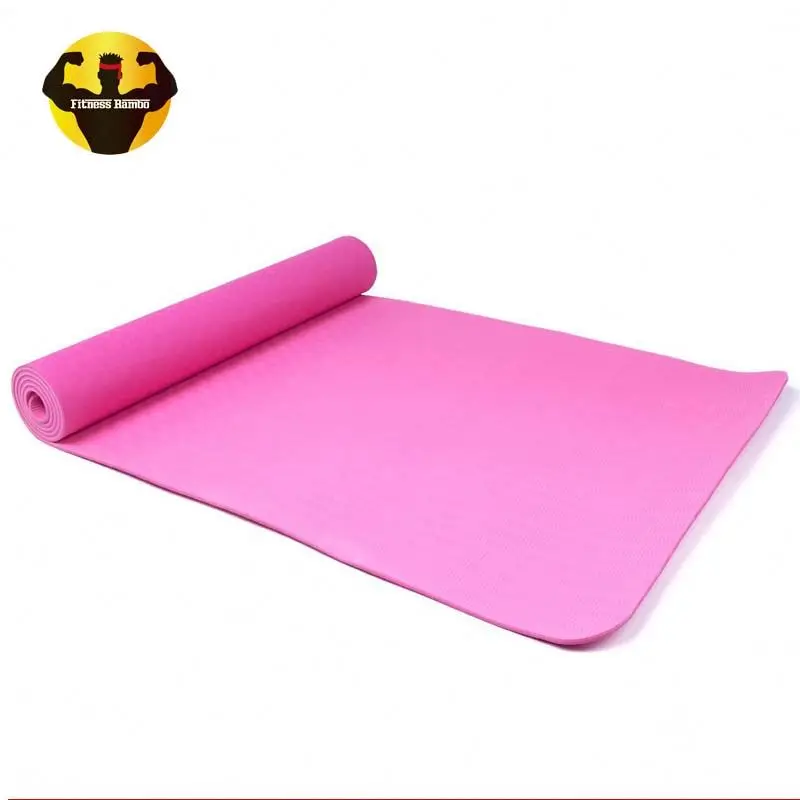 RAMBO China Supplier Tpe Cross Fitness Colourful Yoga Mat Material Rolls