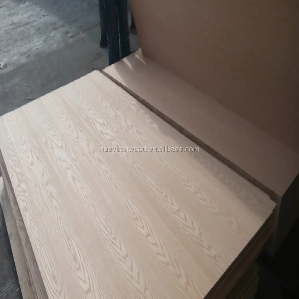 Factory Directly Sale AA+  AA Grade 4mm Straight Line Natural Teak oak  ASH Veneer Plywood