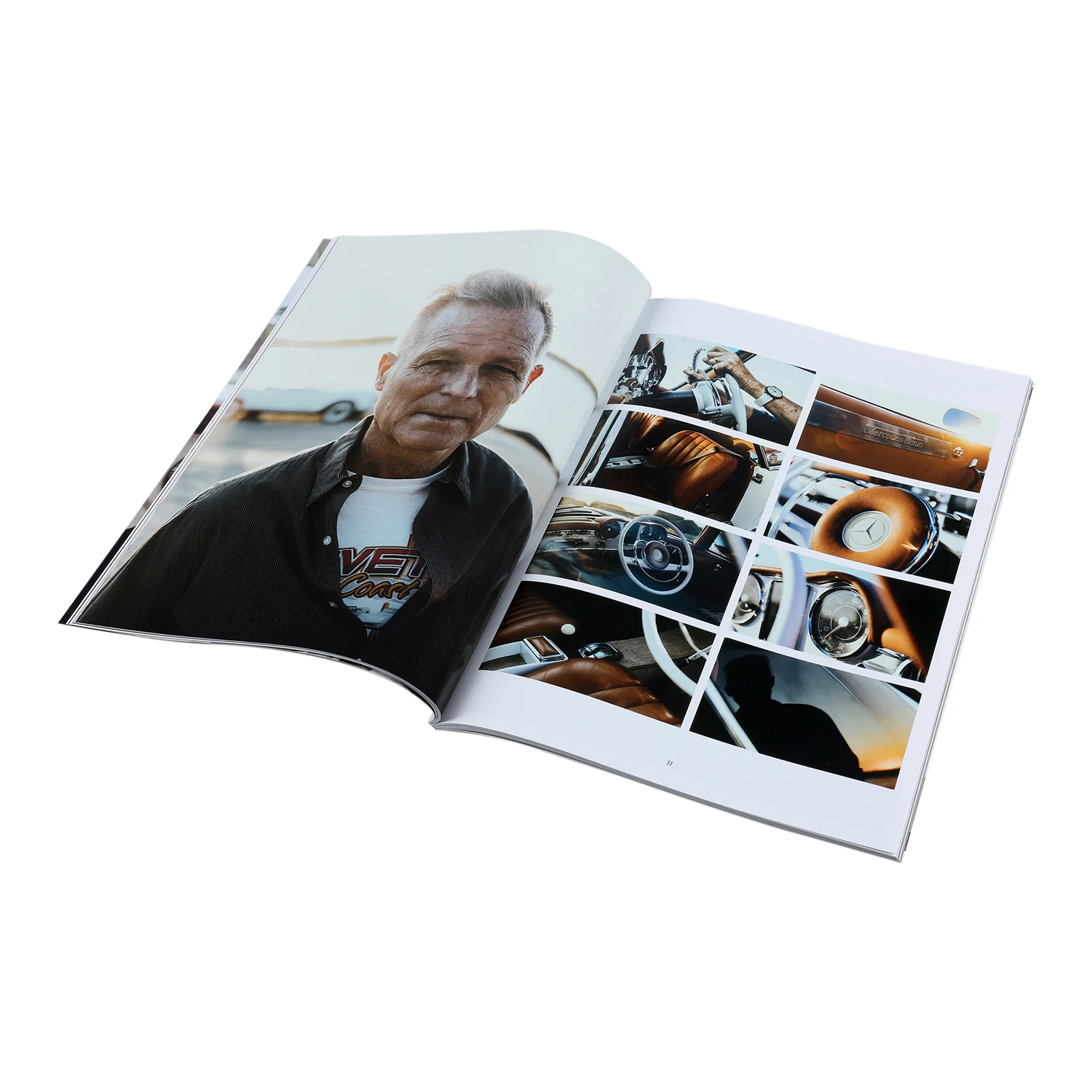 Full color high-end catalog Chinese custom printing magazine