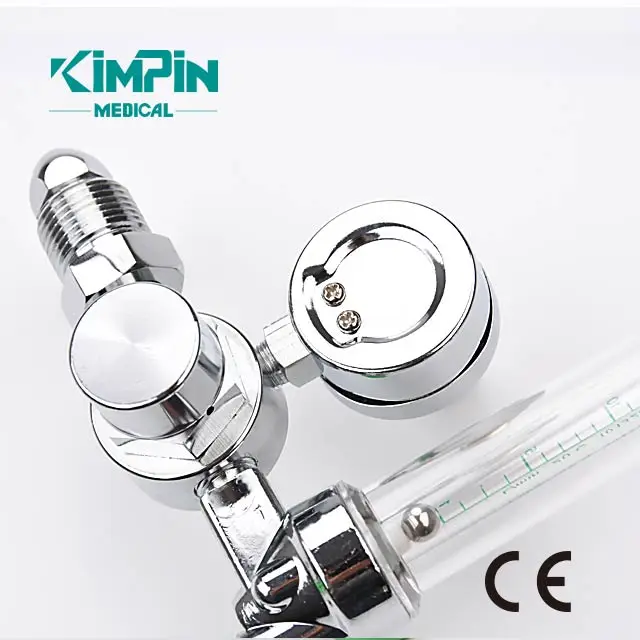 
YR-88 Wholesale Oxygen Equipment Medical Device first aid oxygen regulator with flow meter and humidifier for oxygen gas cylinde 