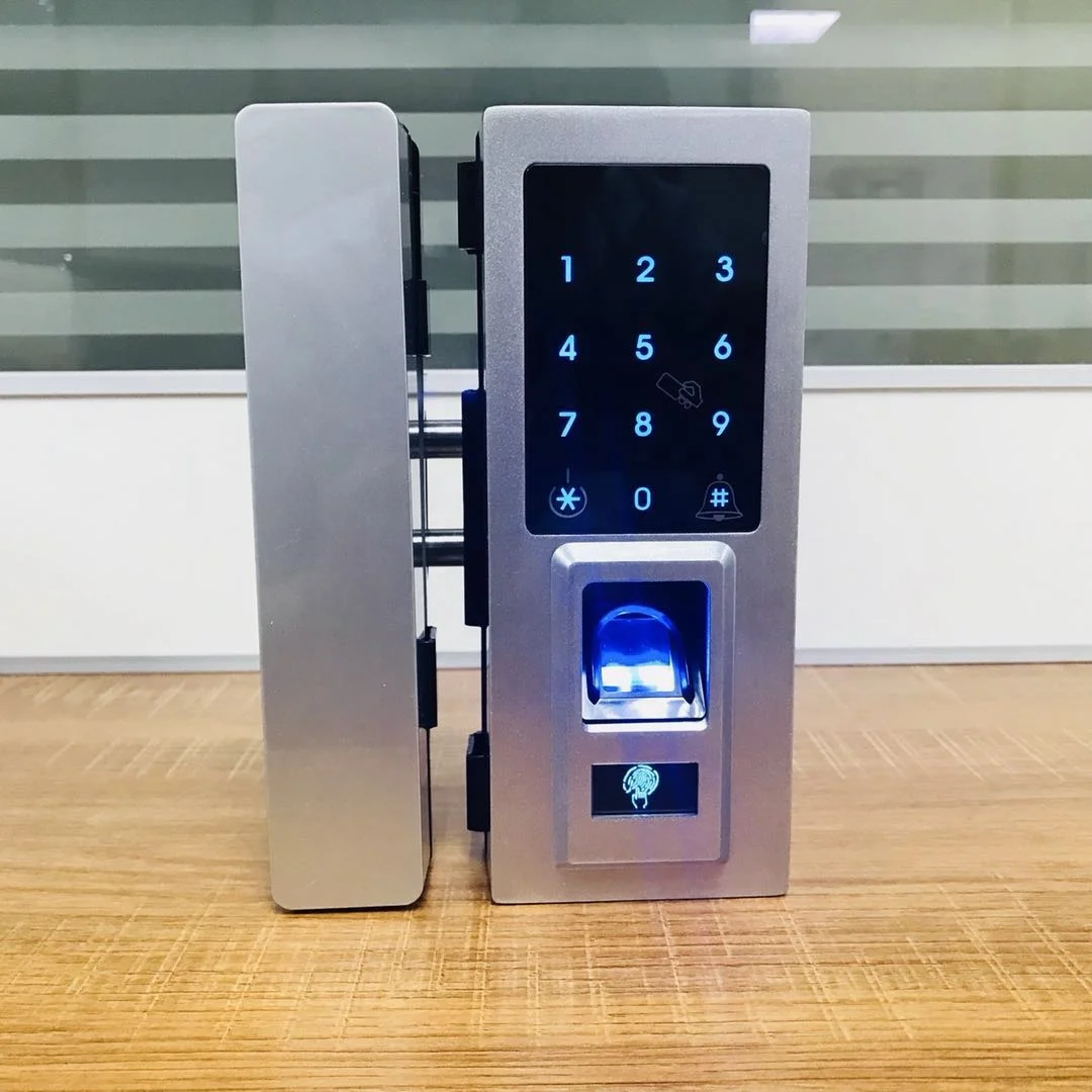 Digital Touch screen Wireless  Smart Card Fingerprint Glass Door Lock