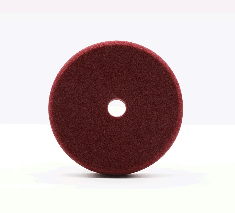 6 inch car polish maroon pad polishing polyurethane buffing pad polish heavy cutting foam pad