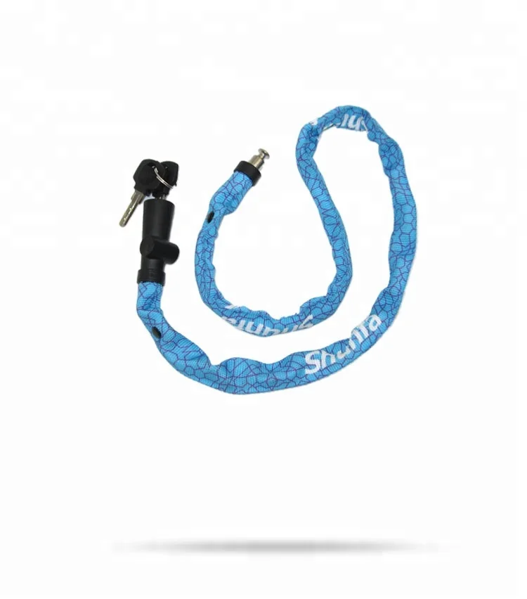 Sf37 портативный 45 # стальной стеклянный дверной замок, велосипедный замок, велосипедный цепной замок с курткой