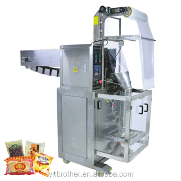 Automatic hardware  noodles  potato chips conveyor belt packing machine