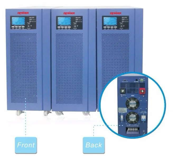 10 kw pure sine wave ac dc battery inverter charger 48v 10kw ups inverter