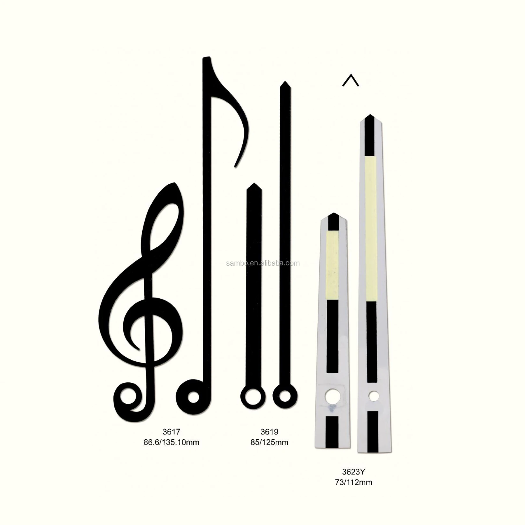 Wholesale New Black Wall Clock Hands