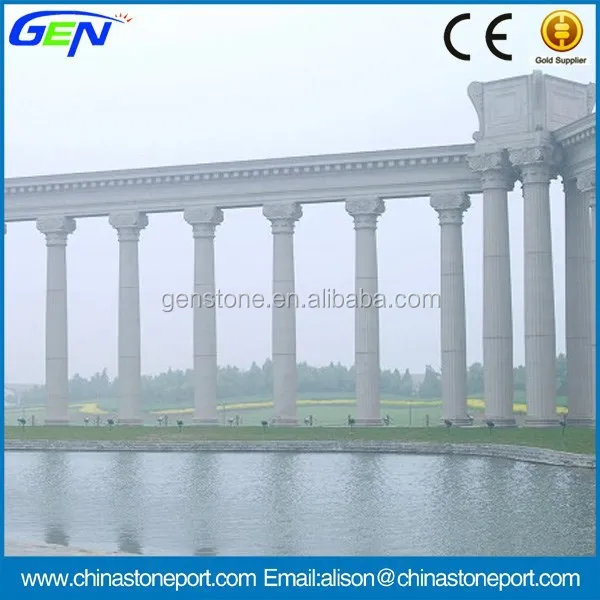 Garden Decorative Natural Stone Column,Granite Column