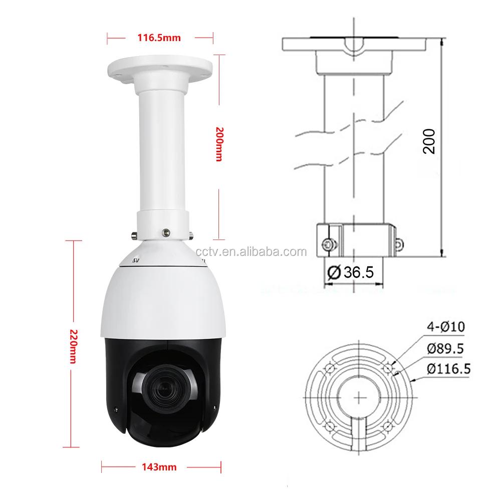 
CCTV Security Outdoor IP66 POE 4 inch Mini Speed Dome H.265 H.264 Full HD IP 2K 5MP PTZ Camera 20X Zoom CCTV Security Outdoor IP66 POE 4 inch Mini Speed Dome H.265 H.264 Full HD IP 2K 5MP PTZ Camera 20X Zoom