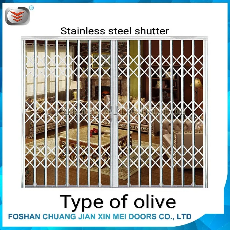 Modern Retractable Stainless Steel Pull Gate