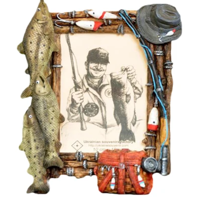 Новый стиль, специальная оптовая продажа, винтажная фоторамка в виде рыбы