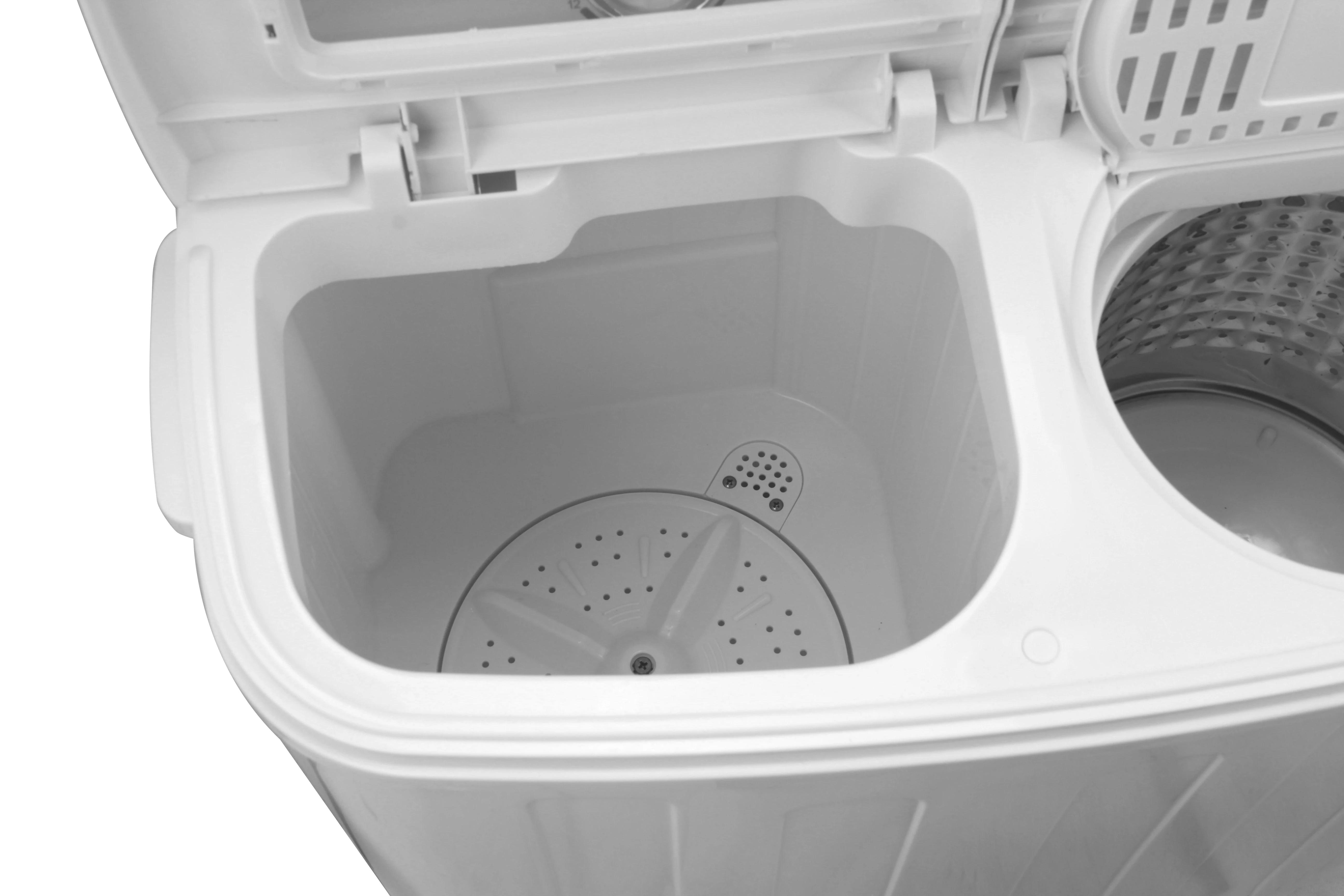 twin tub mini front loading washing machine with spin dry