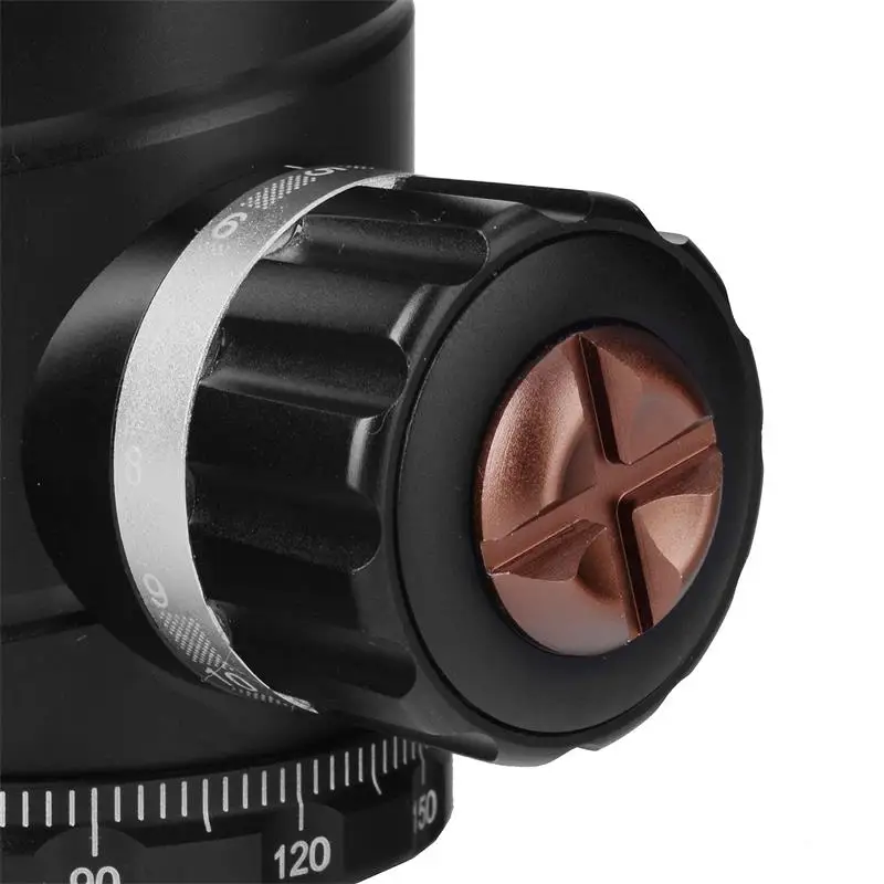 Aluminum made video camera tripod 360 Degree ball head with Quick release plate