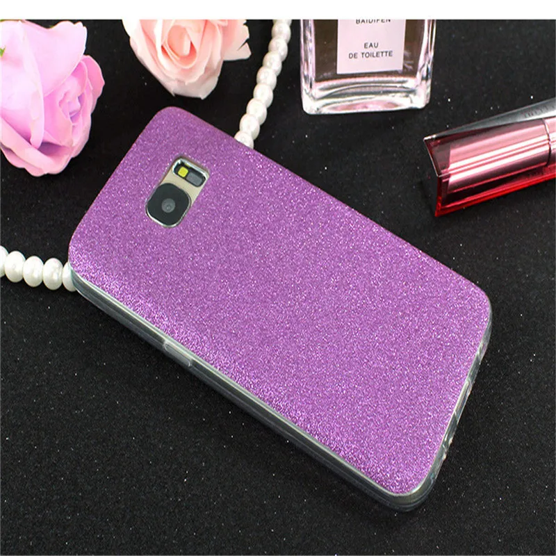 2018 Новое прибытие Bling Сияющий Блеск силиконовый чехол для телефона Samsung S8 плюс S7 S6 край A5 A3