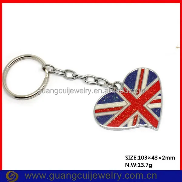 Fashion metal brighton London uk best selling key chain keychain