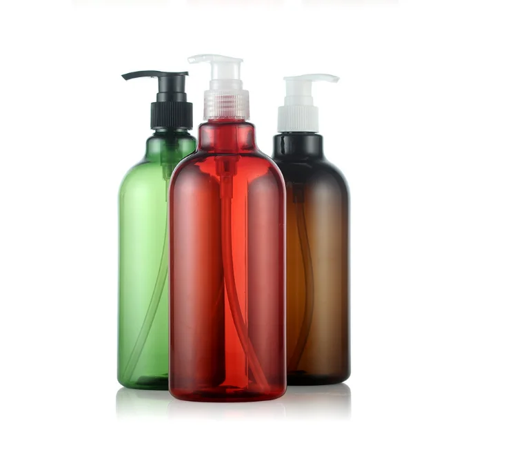 Custom color good quality hand liquid soap 500ml plastic square bottle lotion pump,PET empty custom shampoo soap pump bottle