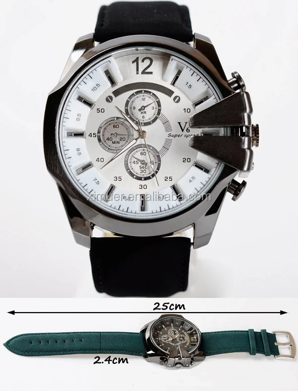 China Wholesale mens sports watch leather watch