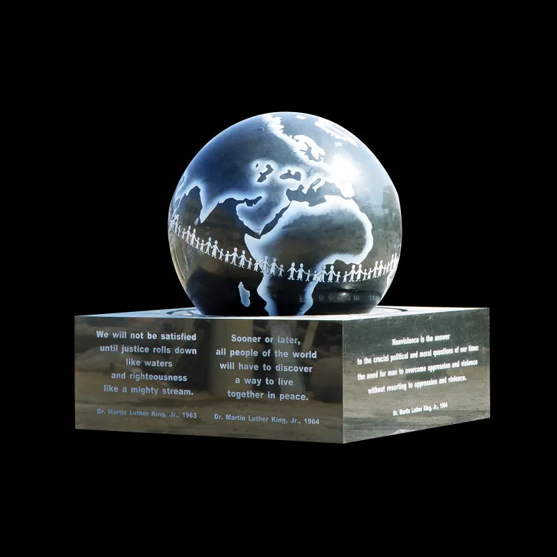 Вращающийся Сферический фонтан