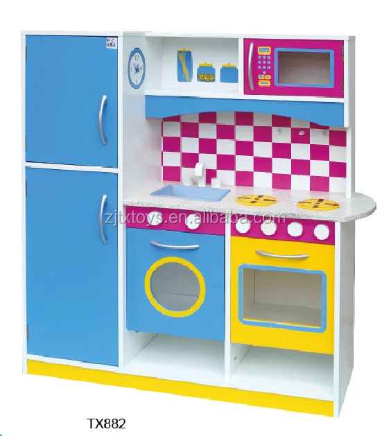 2021 Hot Sale High Quality Educational Kids Wooden Kitchen Play Toy Sets