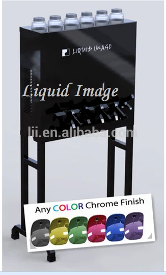 never yellowish chrome silver paint plating plastic machine technical training chrome spray machine chrome spray car painting