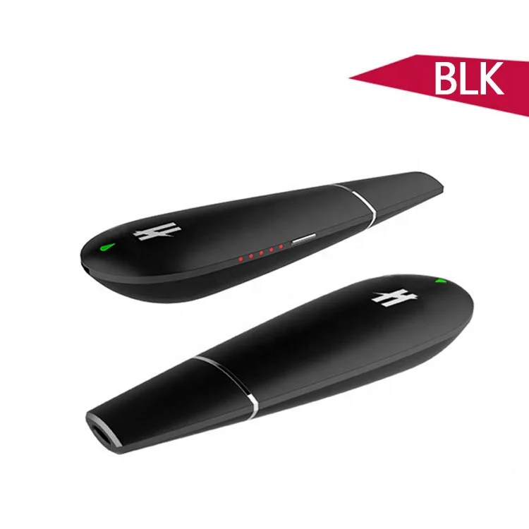 good quality Dry herb black mamba BLK vaporizer heat not burn vape pen 1600mAh