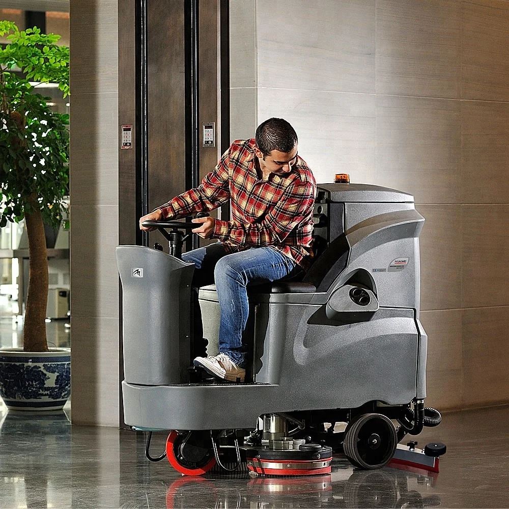 GAOMEI GM110BT85 automatic Ride on floor washer scrubber Floor Sweeper Machine