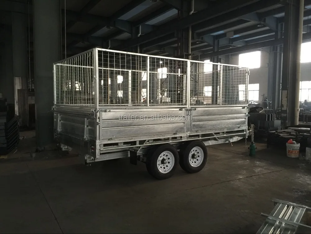 8x5 10x5 heavy duty hydraulic tipper car trailer /dump  trailer/farm trailer