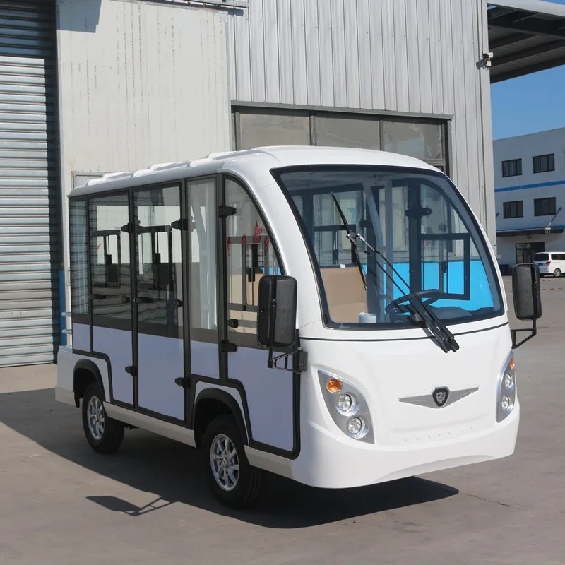 14 seats electric vehicle sightseeing shuttle bus with low price