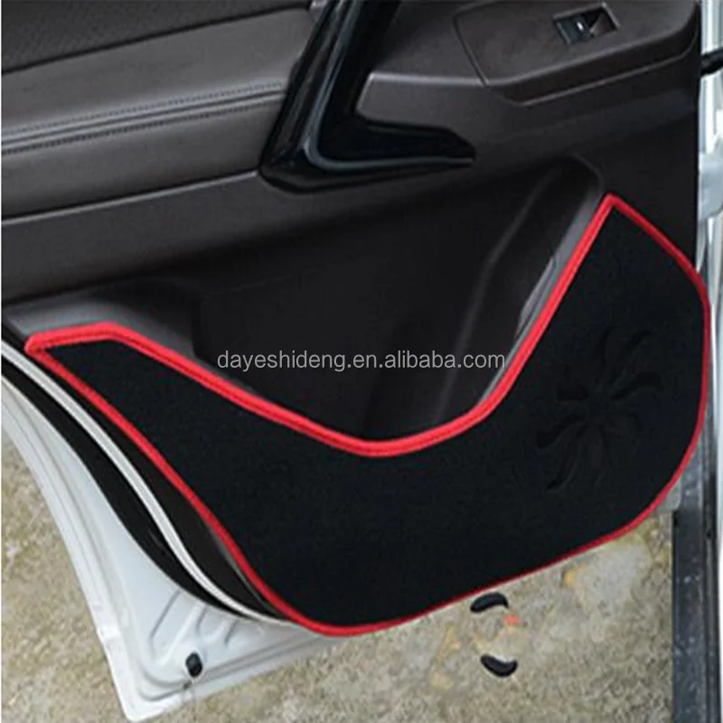 4 pieces a lot dust proof Car door pad mat Auto door cover for Opel Lexus Citroen Acura Chevrolet