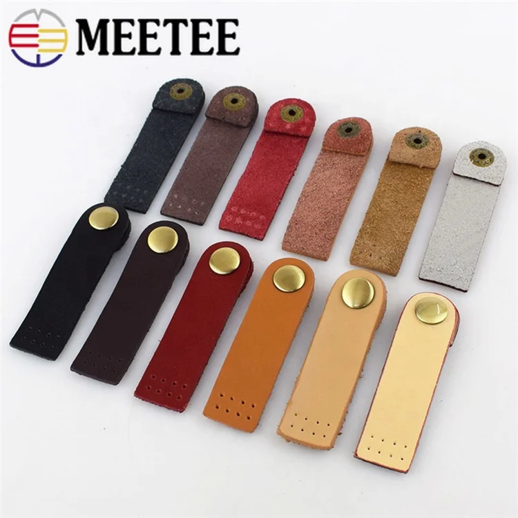 Meetee AP437 7.5*2cm Luggage Bags Notebook Toggle Snap Buttons Leather Hasp Clasp Buckle DIY Sewing Cloth Decor Accessories