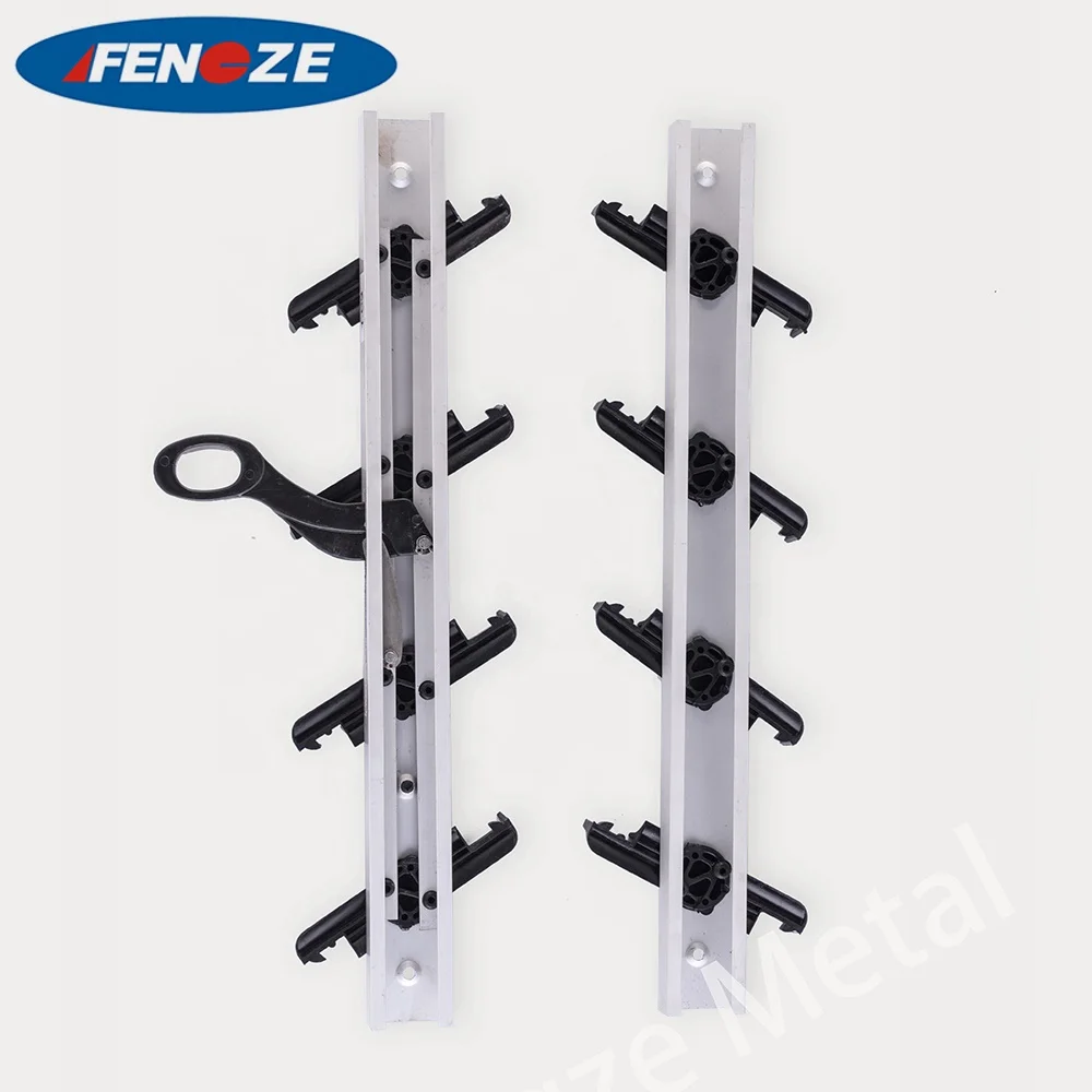 C2 Adjustable shutter Frosted Glass Jalousie aluminum plastic louvre frame aluminum louvre frame